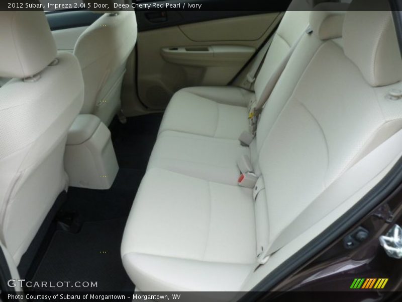 Deep Cherry Red Pearl / Ivory 2012 Subaru Impreza 2.0i 5 Door