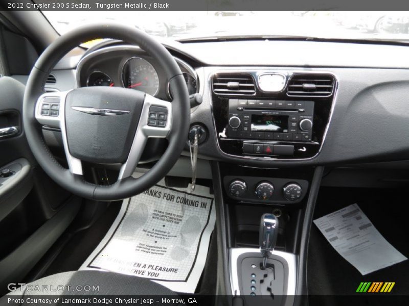 Tungsten Metallic / Black 2012 Chrysler 200 S Sedan