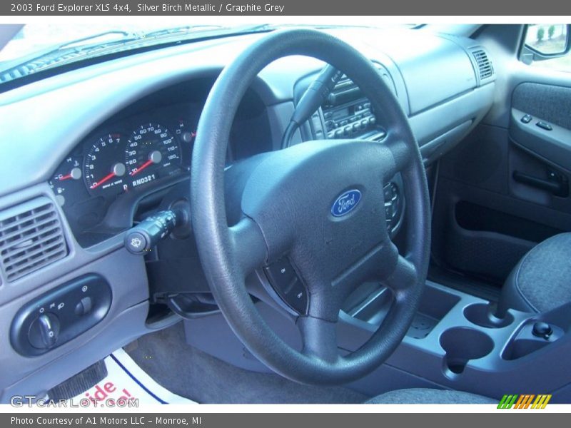 Silver Birch Metallic / Graphite Grey 2003 Ford Explorer XLS 4x4