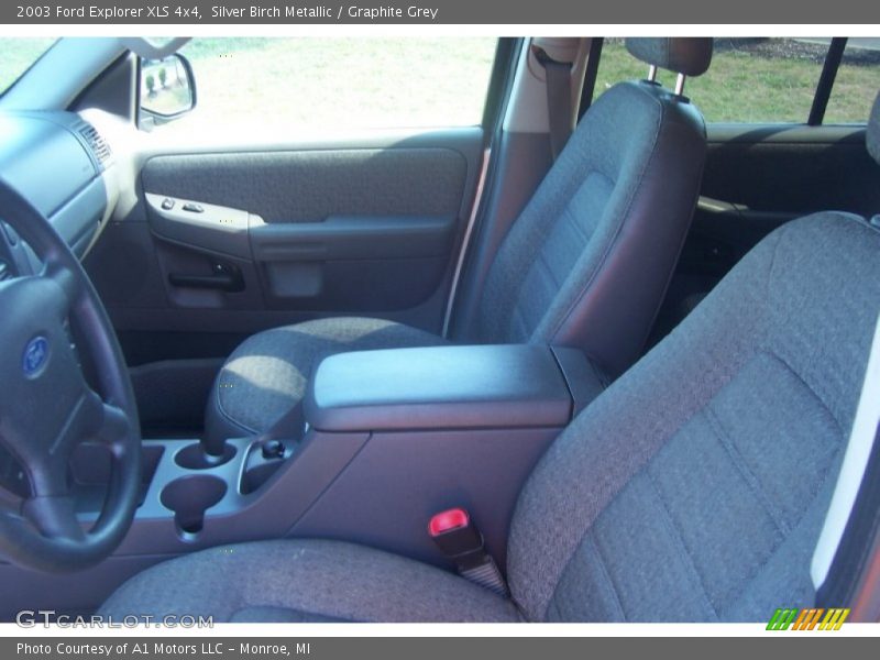 Silver Birch Metallic / Graphite Grey 2003 Ford Explorer XLS 4x4