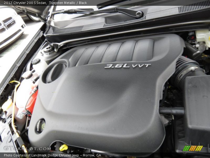 Tungsten Metallic / Black 2012 Chrysler 200 S Sedan