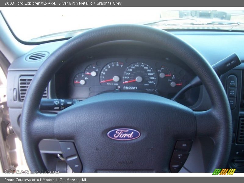 Silver Birch Metallic / Graphite Grey 2003 Ford Explorer XLS 4x4