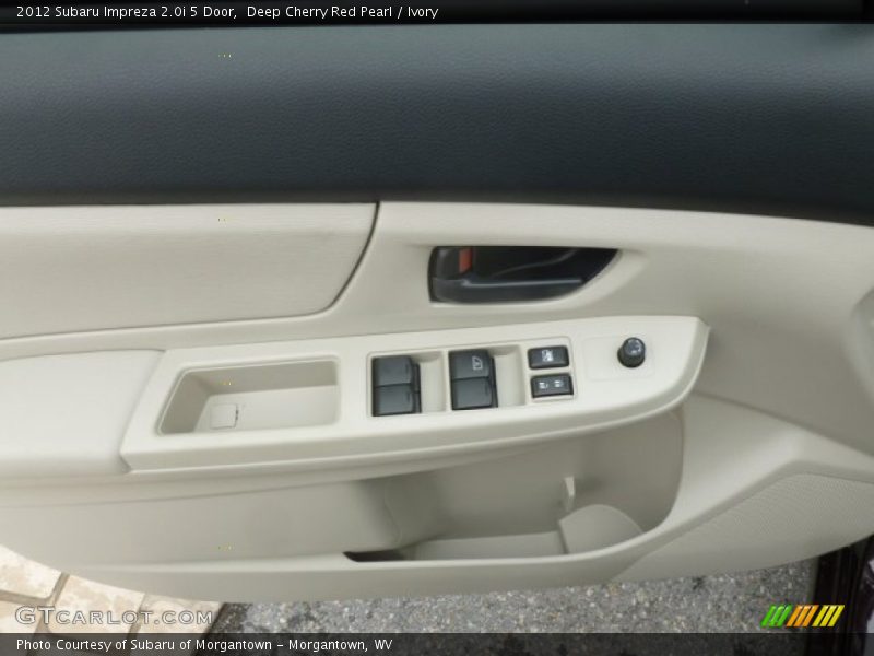 Deep Cherry Red Pearl / Ivory 2012 Subaru Impreza 2.0i 5 Door