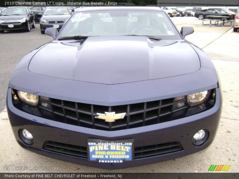 Imperial Blue Metallic / Beige 2010 Chevrolet Camaro LT Coupe