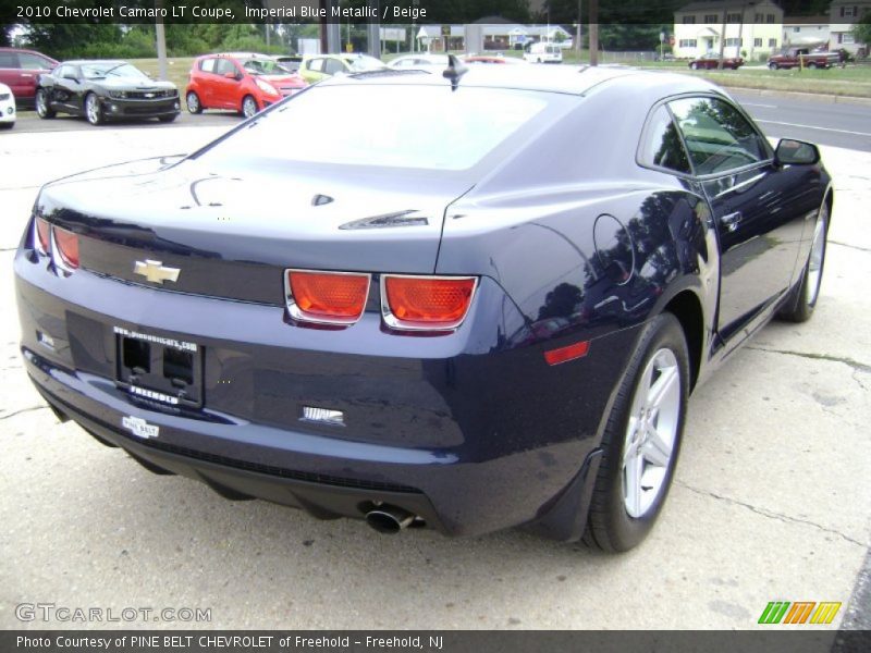 Imperial Blue Metallic / Beige 2010 Chevrolet Camaro LT Coupe