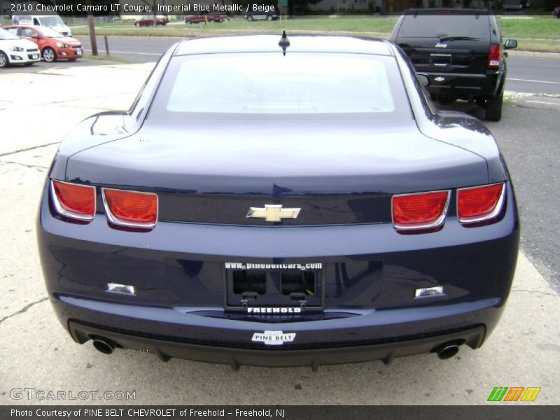 Imperial Blue Metallic / Beige 2010 Chevrolet Camaro LT Coupe