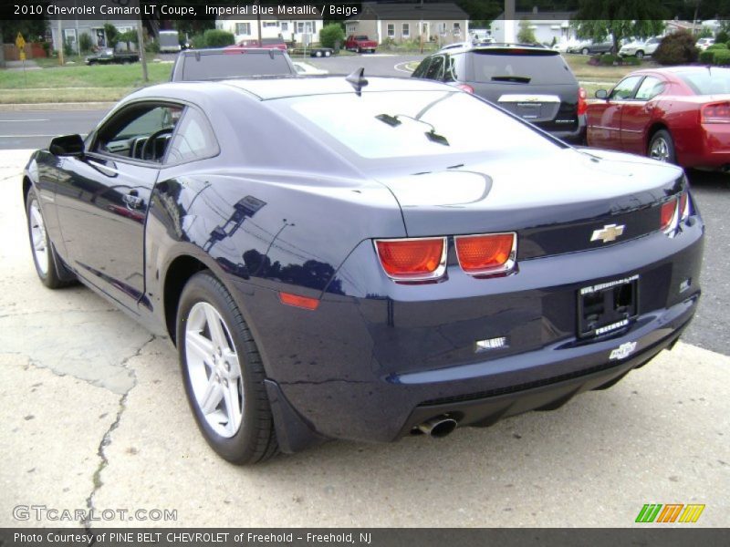 Imperial Blue Metallic / Beige 2010 Chevrolet Camaro LT Coupe