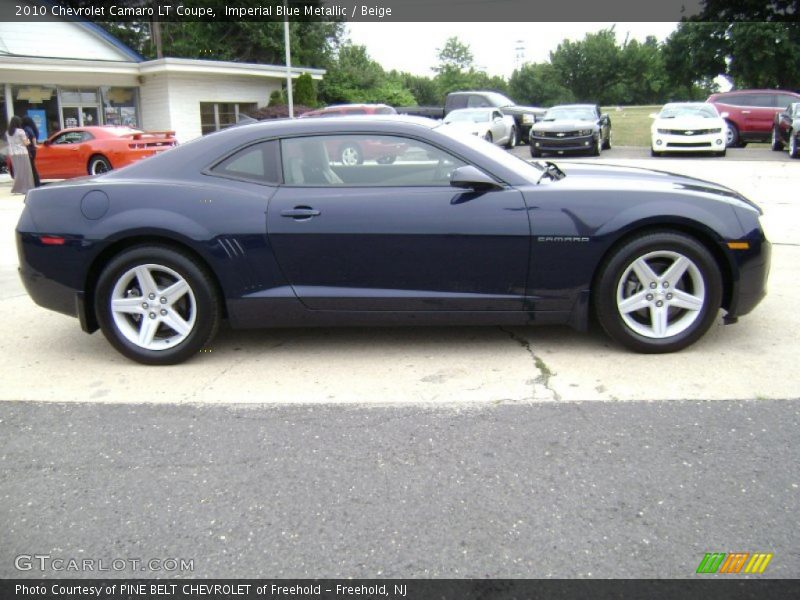Imperial Blue Metallic / Beige 2010 Chevrolet Camaro LT Coupe