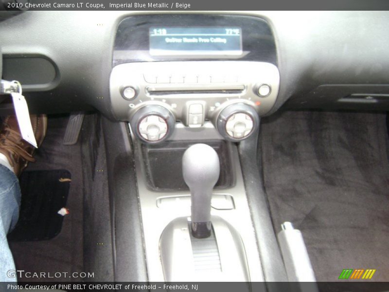 Imperial Blue Metallic / Beige 2010 Chevrolet Camaro LT Coupe