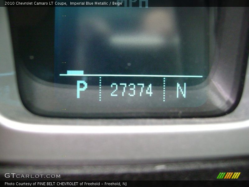 Imperial Blue Metallic / Beige 2010 Chevrolet Camaro LT Coupe