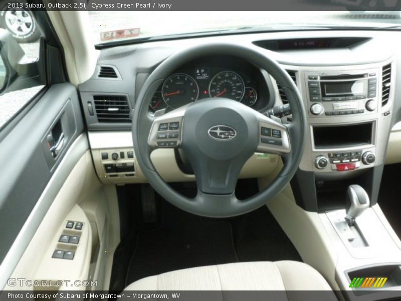 Cypress Green Pearl / Ivory 2013 Subaru Outback 2.5i