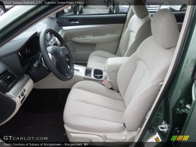 Cypress Green Pearl / Ivory 2013 Subaru Outback 2.5i