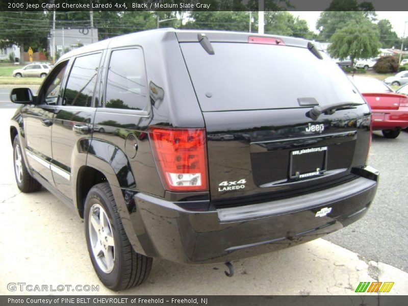 Black / Medium Slate Gray 2006 Jeep Grand Cherokee Laredo 4x4