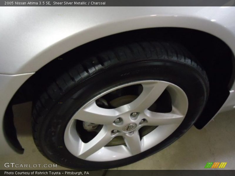 Sheer Silver Metallic / Charcoal 2005 Nissan Altima 3.5 SE