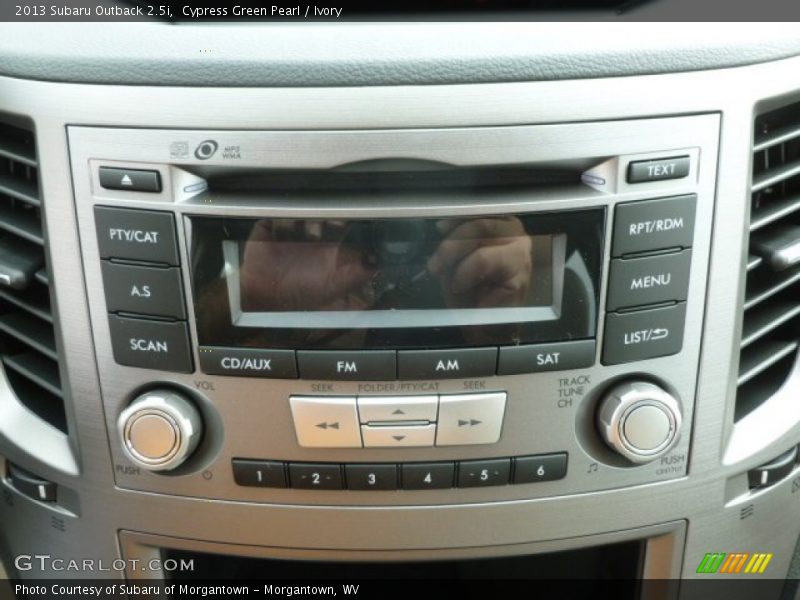 Audio System of 2013 Outback 2.5i