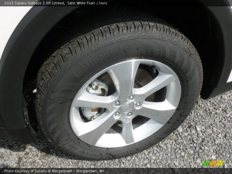 Satin White Pearl / Ivory 2013 Subaru Outback 3.6R Limited