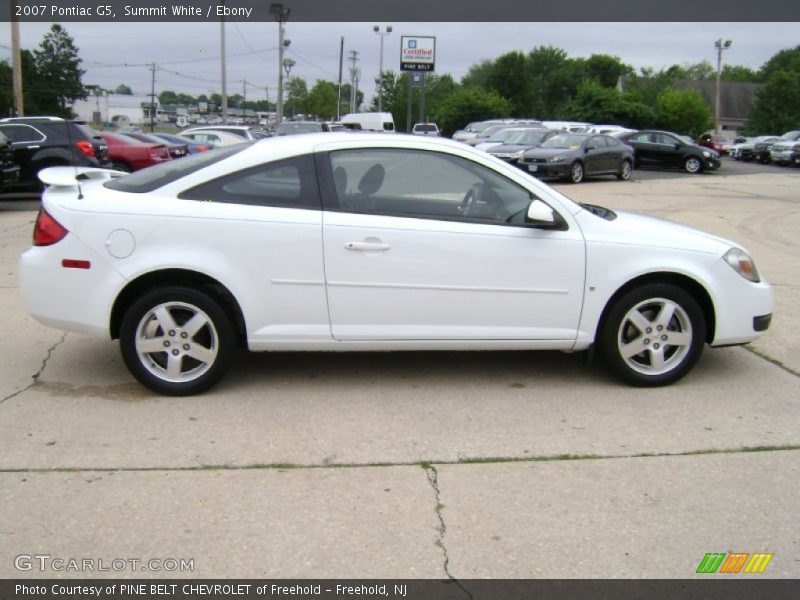 Summit White / Ebony 2007 Pontiac G5