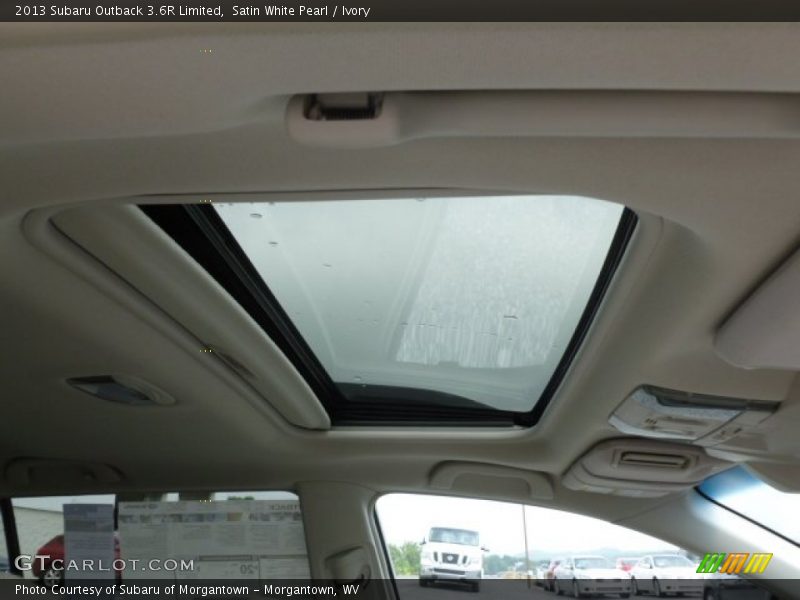 Satin White Pearl / Ivory 2013 Subaru Outback 3.6R Limited