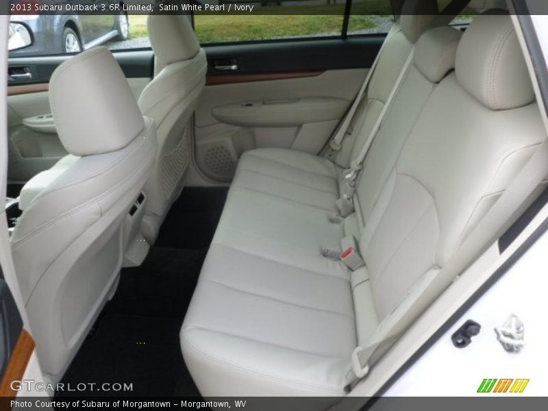 Satin White Pearl / Ivory 2013 Subaru Outback 3.6R Limited