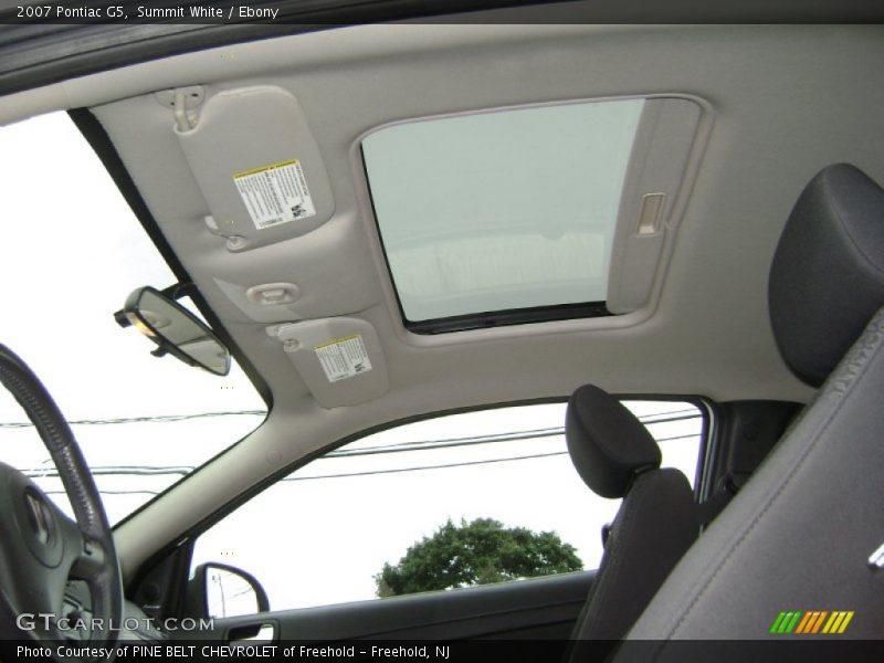 Summit White / Ebony 2007 Pontiac G5