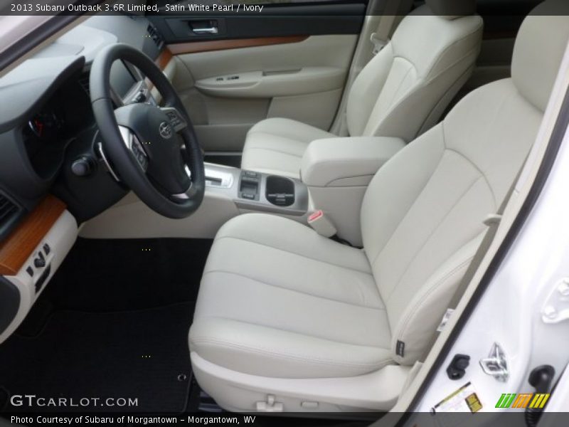 Satin White Pearl / Ivory 2013 Subaru Outback 3.6R Limited