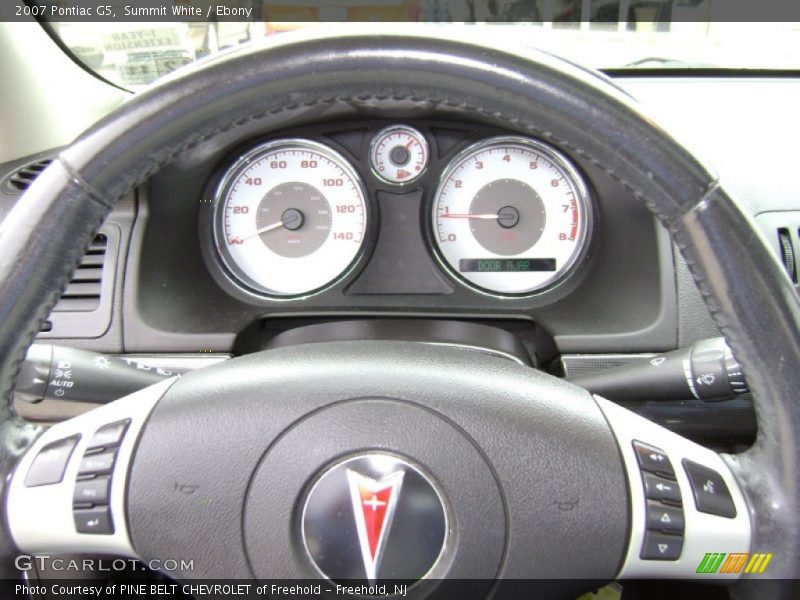 Summit White / Ebony 2007 Pontiac G5