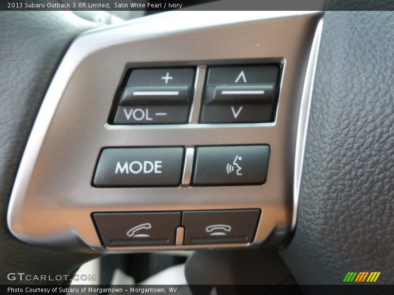 Satin White Pearl / Ivory 2013 Subaru Outback 3.6R Limited