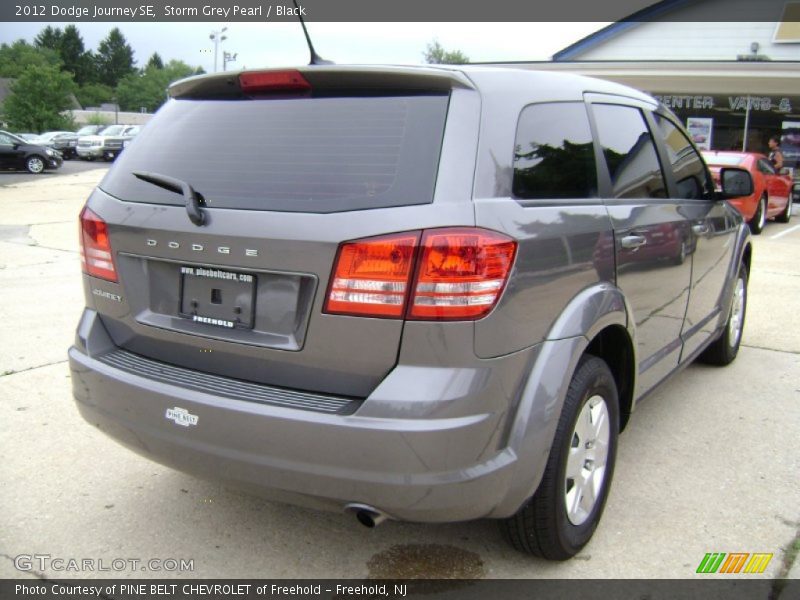 Storm Grey Pearl / Black 2012 Dodge Journey SE