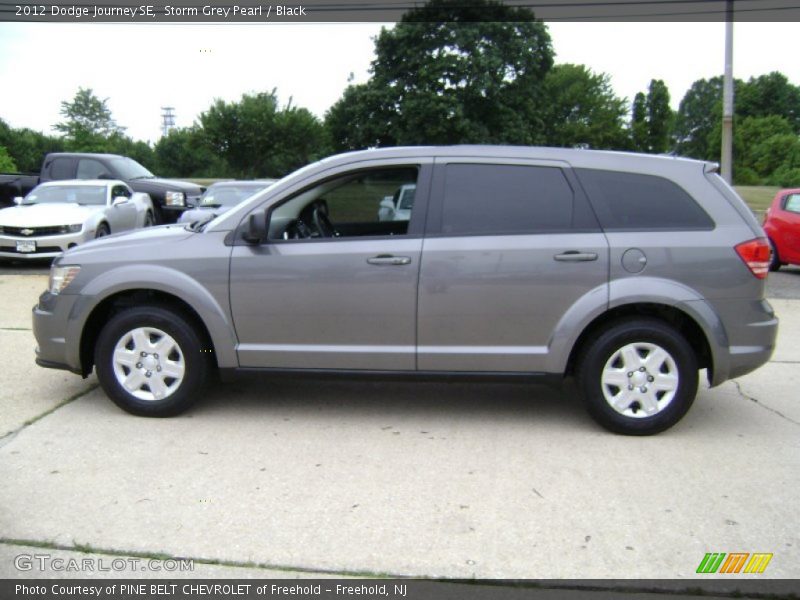 Storm Grey Pearl / Black 2012 Dodge Journey SE