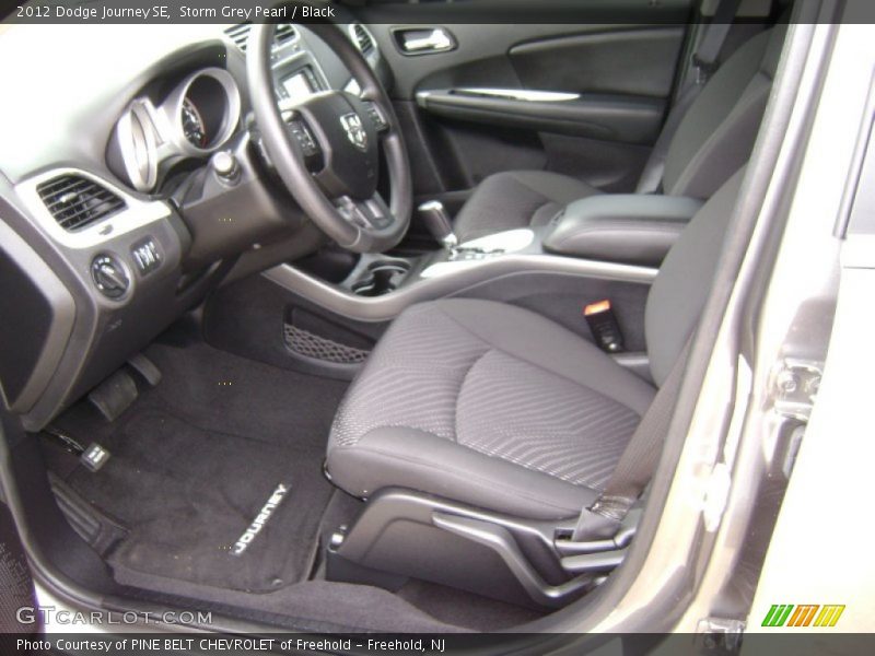 Storm Grey Pearl / Black 2012 Dodge Journey SE