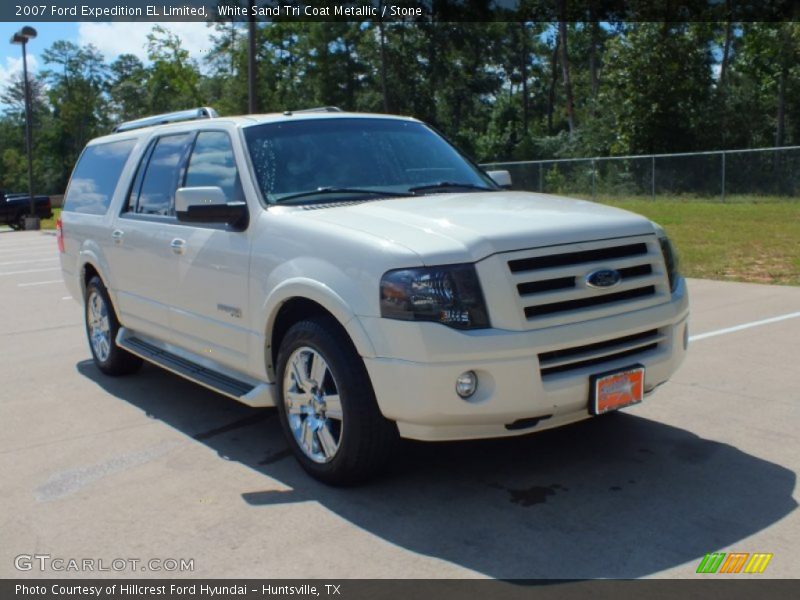 White Sand Tri Coat Metallic / Stone 2007 Ford Expedition EL Limited