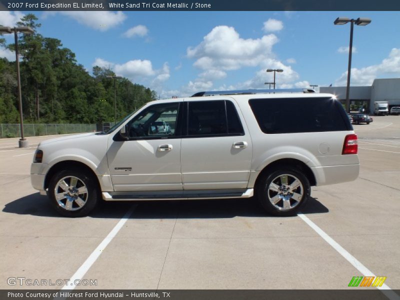 White Sand Tri Coat Metallic / Stone 2007 Ford Expedition EL Limited