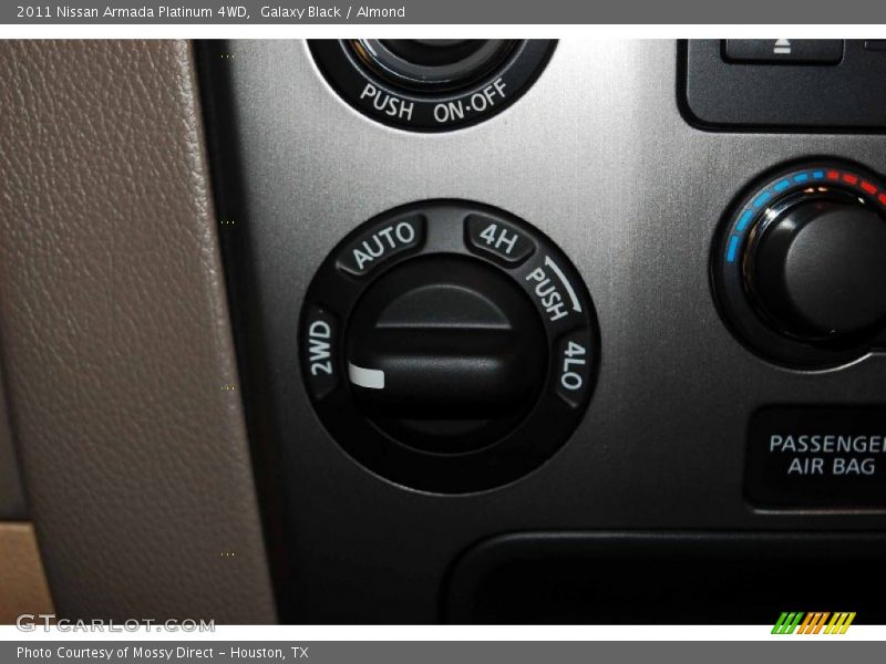 Galaxy Black / Almond 2011 Nissan Armada Platinum 4WD