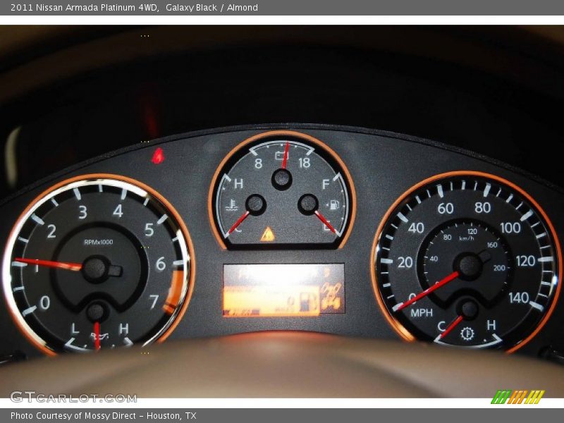 Galaxy Black / Almond 2011 Nissan Armada Platinum 4WD