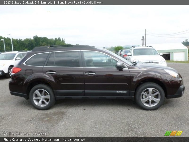 Brilliant Brown Pearl / Saddle Brown 2013 Subaru Outback 2.5i Limited