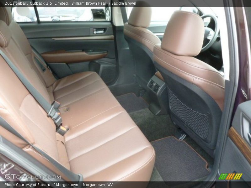Brilliant Brown Pearl / Saddle Brown 2013 Subaru Outback 2.5i Limited