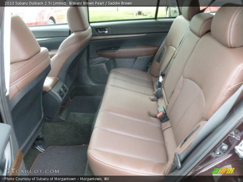 Brilliant Brown Pearl / Saddle Brown 2013 Subaru Outback 2.5i Limited