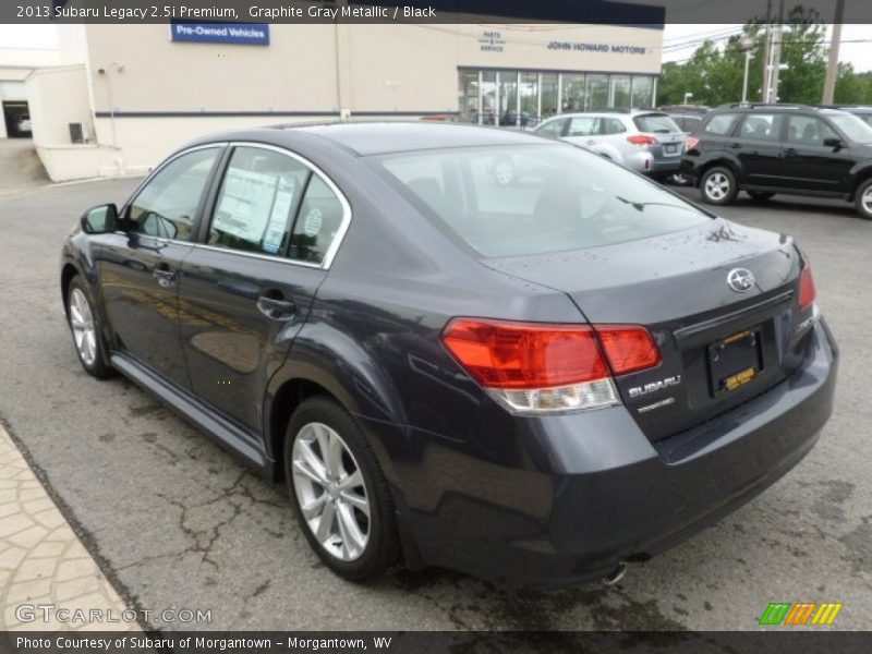 Graphite Gray Metallic / Black 2013 Subaru Legacy 2.5i Premium