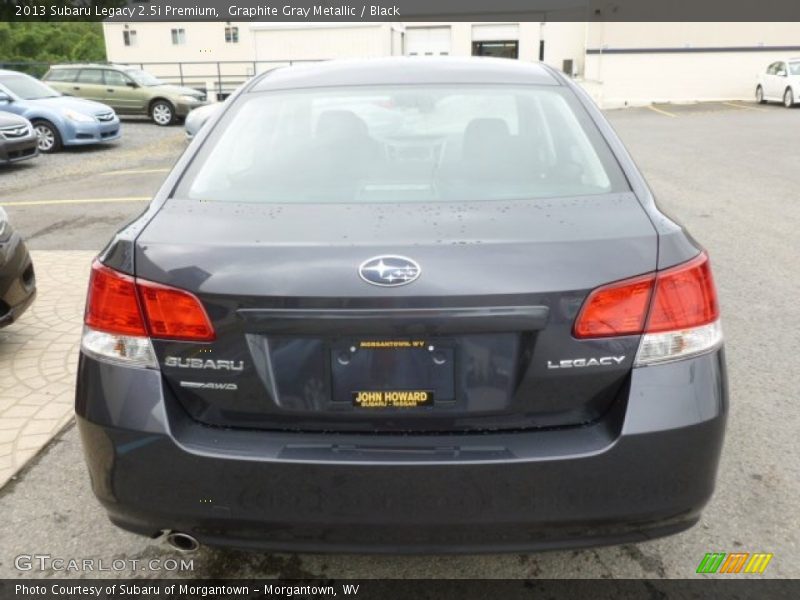 Graphite Gray Metallic / Black 2013 Subaru Legacy 2.5i Premium