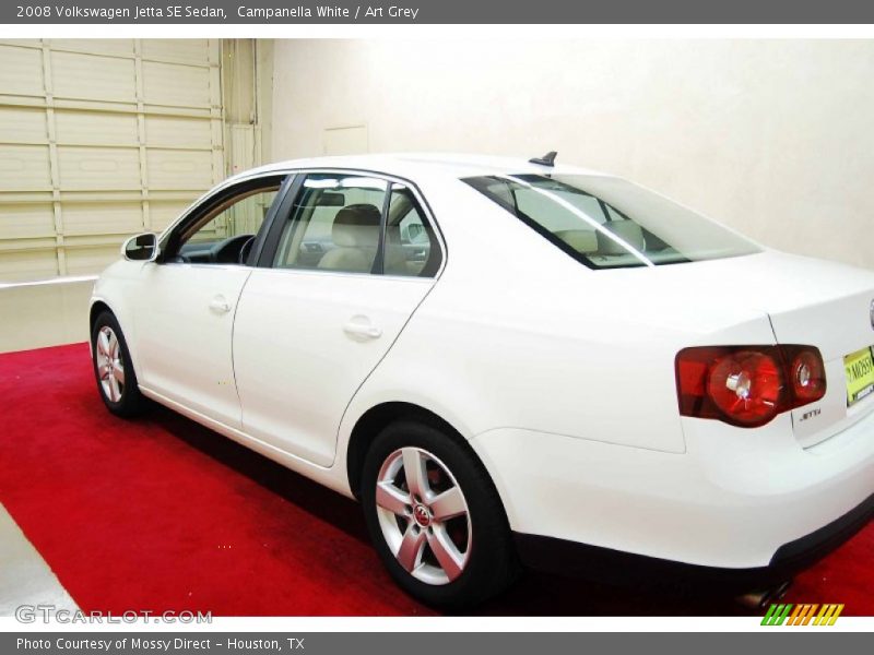 Campanella White / Art Grey 2008 Volkswagen Jetta SE Sedan