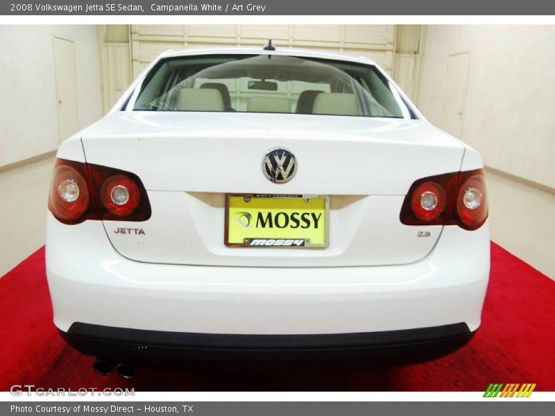 Campanella White / Art Grey 2008 Volkswagen Jetta SE Sedan
