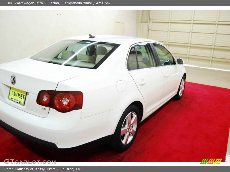 Campanella White / Art Grey 2008 Volkswagen Jetta SE Sedan