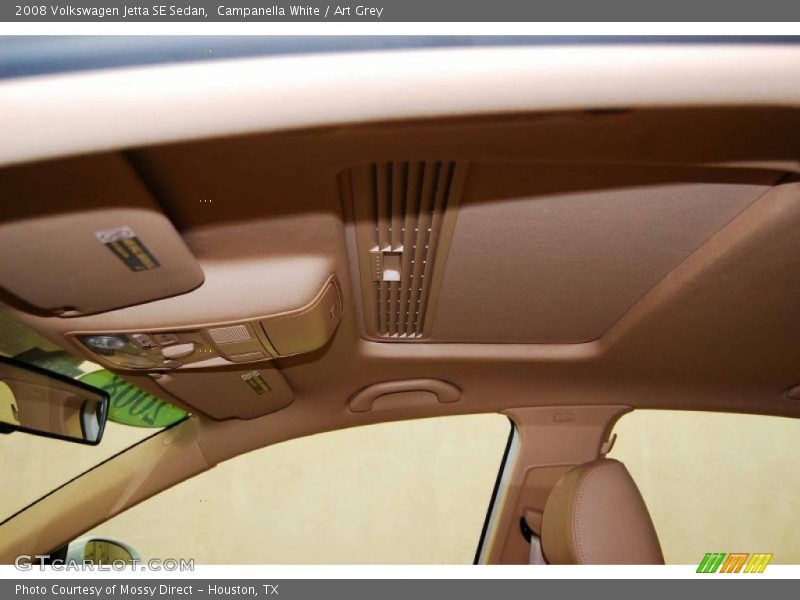 Campanella White / Art Grey 2008 Volkswagen Jetta SE Sedan