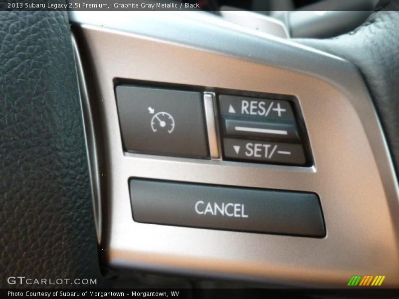 Graphite Gray Metallic / Black 2013 Subaru Legacy 2.5i Premium