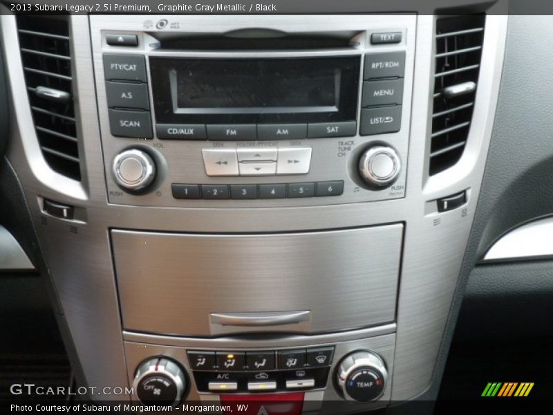 Graphite Gray Metallic / Black 2013 Subaru Legacy 2.5i Premium