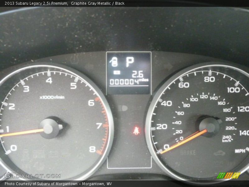 Graphite Gray Metallic / Black 2013 Subaru Legacy 2.5i Premium