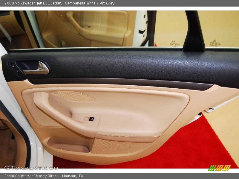 Campanella White / Art Grey 2008 Volkswagen Jetta SE Sedan