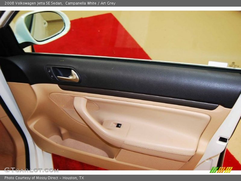 Campanella White / Art Grey 2008 Volkswagen Jetta SE Sedan