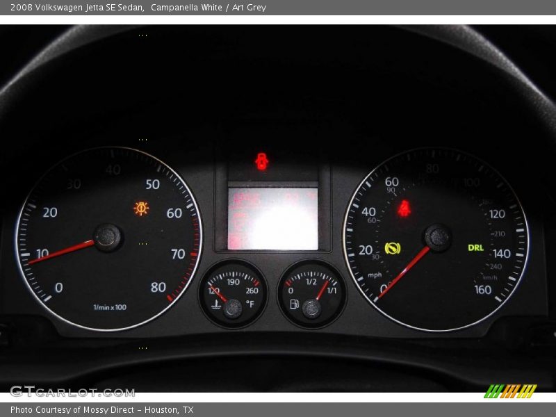 Campanella White / Art Grey 2008 Volkswagen Jetta SE Sedan