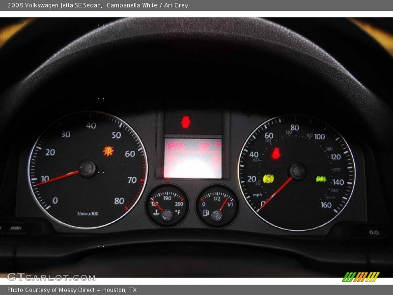 Campanella White / Art Grey 2008 Volkswagen Jetta SE Sedan